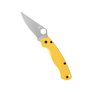 Spyderco Spyderco Para Military 2 Lightweight Salt Pocket Knife 3.47" Drop Point CPM MagnaCut Satin Blade G-10 Handle Yellow - $189.75 at MidwayUSA