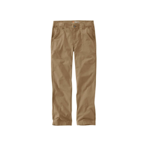 Carhartt Men's Rugged Flex Relaxed Fit Canvas Work Pants Dark Khaki 38" Waist 28" Inseam