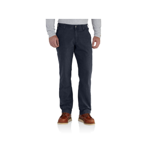Carhartt Men's Rugged Flex Relaxed Fit Canvas Work Pants Navy 40" Waist 32" Inseam