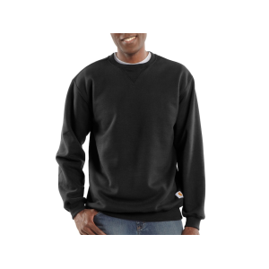 Carhartt Carhartt Men's Midweight Crewneck Sweatshirt Cotton/Polyester Black XL Regular - $49.99 at MidwayUSA