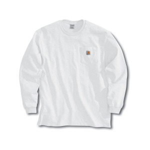 Carhartt Carhartt Men's Loose Fit Heavyweight Long Sleeve Crew Neck Pocket T Shirt White Large - $27.99 at MidwayUSA