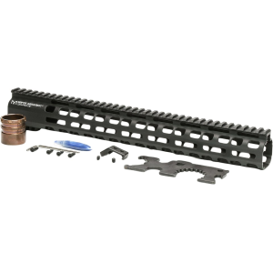 Griffin Armament Low Pro Rigid Rail M-Lok Handguard AR-15 15" Aluminum Black