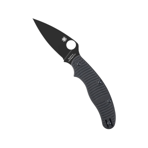 Spyderco Spyderco UK Penknife Salt Pocket Knife 2.95" Drop Point CPM MagnaCut Black DLC Blade G-10 Handle Black - $172.50 at MidwayUSA