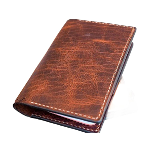 Teton Leather Field Notes Notebook American Bison Leather Brown