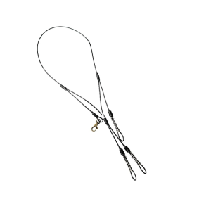 Rolling Thunder Game Calls Rolling Thunder Stainless Steel Cable Lanyard 3 Drops Black - $50.00 at MidwayUSA