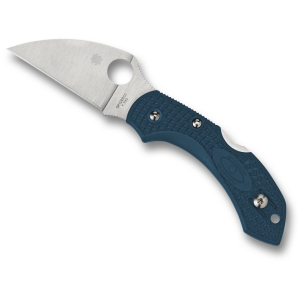 Spyderco Dragonfly 2 Pocket Knife 2.28" Wharncliffe K390 Satin Blade Fiberglass Reinforced Nylon (FRN) Handle Blue