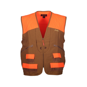 Gamehide Men's Pheasant Vest Polyester Marsh Brown and Blaze Orange Large 42-44