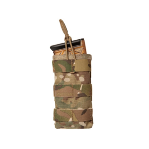 BLACKHAWK! S.T.R.I.K.E. MOLLE M4/M16 Single Magazine Shingle Holds 1 AR-15 30 Round Magazine Nylon Multicam Camo