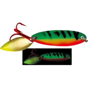 Acme Acme Bladed Ice Kastmaster Moonshine Glow Spoon 1/8 oz MG Firetiger - $7.99 at MidwayUSA
