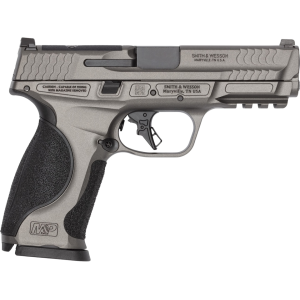 Smith & Wesson Smith & Wesson M&P9 M2.0 Metal 9mm Luger Pistol 4.22" Barrel 15+1 Round Tungsten Slide Black Grip Tungsten Frame - $929.99 at MidwayUSA