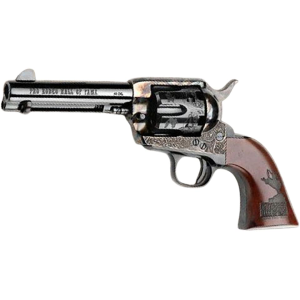 Pietta Pietta 1873 PRCA Hall Of Fame Black Powder Revolver 44 Caliber 4.75" Blued Barrel Case Hardened Frame Walnut Grip - $699.99 at MidwayUSA