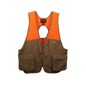 Gamehide Ultralight Upland Hunting Vest Tan and Blaze Orange 2XL