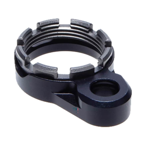 Fortis Manufacturing K1 System Lightweight Enhanced AR-15 Receiver End Plate with Castle Nut Gray