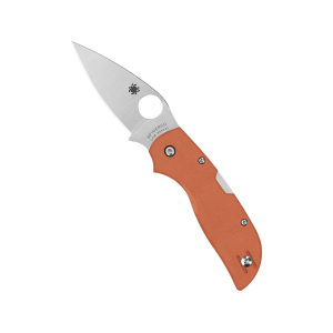 Spyderco Spyderco Chaparral Pocket Knife 2.8" Drop Point CPM-REX 121 Satin Blade G-10 Handle Burnt Orange - $360.00 at MidwayUSA