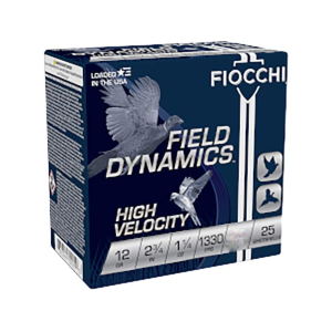 Fiocchi Field Dynamics High Velocity 12 Gauge Ammo 2-3/4 #8 Lead Shot 1-1/4 Oz Case Of 250 (10 Boxes Of 25) cchi Field Dynamics High Velocity 12 Gauge 2-3/4 #8 Lead Shot 1-1/4 Oz Case Of 250 (10 Boxes Of 25) Ammo