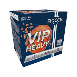 cchi VIP Heavy 28 Gauge 2-3/4 #8 Lead Shot 3/4 Oz Case Of 250 (10 Boxes Of 25) Ammo
