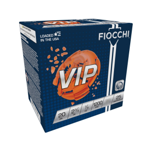 Fiocchi Fiocchi VIP 20 Gauge Ammo 2-3/4" #7-1/2 Lead Shot 7/8 oz Case of 250 (10 Boxes of 25) - $129.99 at MidwayUSA
