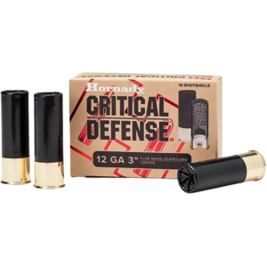 Hornady Critical Defense Heavy Magnum 12 Gauge Ammo 3 #1 Nickel Plated Lead Shot 1-1/4 Oz Box Of 10 nady Critical Defense Heavy Magnum 12 Gauge 3 #1 Nickel Plated Lead Shot 1-1/4 Oz Box Of 10 Ammo