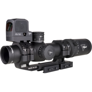 Trijicon Trijicon Credo Rifle Scope 1-10x 28mm Illuminated Segmented Circle Enhanced Reticle Matte Black with Trijicon RCR 3.25 MOA Red Dot & Q-LOC Mount - $2499.99 at MidwayUSA