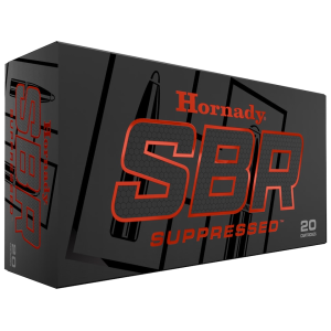 Hornady SBR Suppressed 308 Winchester Ammo 178 Grain ELD Match Polymer Tip Box of 20