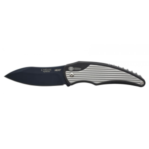 Camillus Heat Assisted Opening Pocket Knife 3.5" Drop Point AUS-8 Black Titanium Carbonitride Blade Aluminum/Nylon Handle Black/Gray