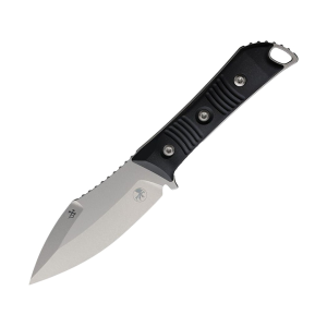Microtech Microtech Always Survive Fixed Blade Knife 4.5" Spear Point Bohler M390MK Stonewashed Blade G-10 Handle Black - $339.00 at MidwayUSA