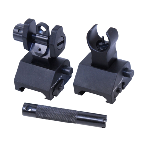 AR-STONER Elite Series Tactical Flip Up Precision Picatinny Sight Set