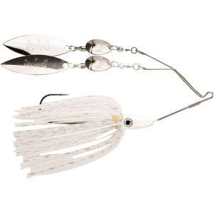 Strike King Strike King Two-Time Spinnerbait Tandem Spinnerbait 3/8oz White - $10.99 at MidwayUSA