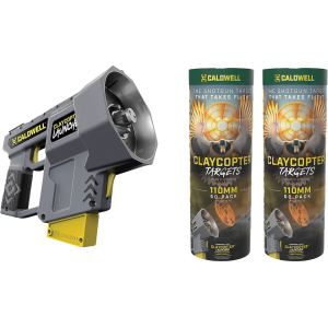 Caldwell Caldwell Claycopter Handheld Target Launcher with Claycopter 110mm Targets 100PK - $225.98 at MidwayUSA