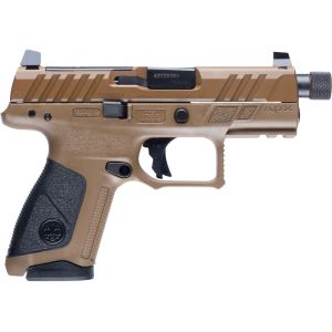Beretta Beretta APX-A1 9mm Luger Pistol 4.25" Barrel 15+1 Round Flat Dark Earth Slide Black Grip Flat Dark Earth Frame - $579.00 at MidwayUSA