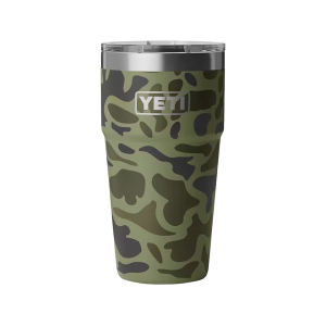 YETI Rambler 20oz Stackable Cup Olive Camo