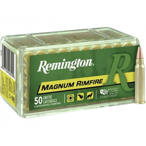 Remington Premier 17 Hornady Magnum Rimfire (HMR) Ammo 20 Grain Jacketed Soft Point Box of 500 (10 Boxes of 50)