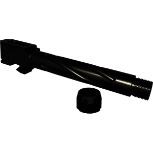 Rival Arms Barrel for Glock 17 Gen 3, 4 9mm Luger 1/2"-28 Thread Spiral Fluted Stainless Steel Black