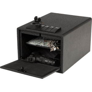 SURELOCK SECURITY Model 300 Gun Safe with Digital and Biometric Lock Black