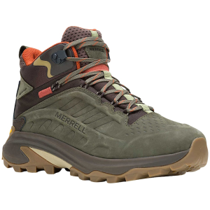 MERRELL Moab Speed 2 LTR Mid WP Hiking Boots Leather/Synthetic Olive Men's 14 D