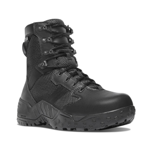 Danner Men's Scorch Side Zip 8" Waterproof Tactical Boots Leather/Synthetic Black 7.5 D - Danner