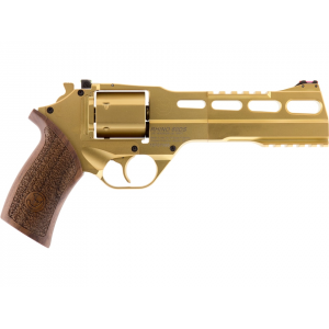 CHIAPPA Rhino 60ds 357 Magnum Revolver 6" Gold Barrel 6 Round Walnut Grip