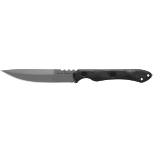 TOPS Knives Rapid Strike  Fixed Blade Knife 4.13" Spear Point 154CM Tumble Blade G-10 Handle Black - Tops Knives