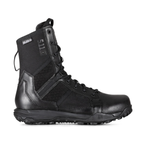5.11 Men's A/T Side Zip 8" Waterproof Tactical Boots Leather/Synthetic Black 8.5 D - 5.11