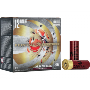 eral Premium Gold Medal Paper FITASC 28 Gram 12 Gauge 2-3/4 #8 Lead Shot 1 Oz Case Of 250 (10 Boxes Of 25) Ammo