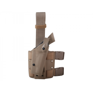 Safariland 6004 SLS Tactical Drop Leg Holster Right Hand 1911 Government Polymer Flat Dark Earth - Safariland