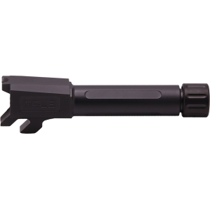 True Precision Threaded Barrel Smith & Wesson M&P Shield 9mm Luger 1/2"-28 Nitride Black