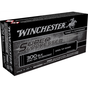 chester Super Suppressed 300 AAC Blackout 200 Grain Jacketed Hollow Point Case Of 200 (10 Boxes Of 20) Ammo