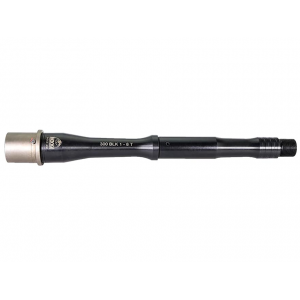 Faxon Match Series Barrel AR-15 Pistol 300 AAC Blackout 1 in 8" Twist 10.5" Gunner Contour Pistol Length Gas Port 5R Rifling Stainless Steel Nitride with Nickel Teflon Extension - Faxon