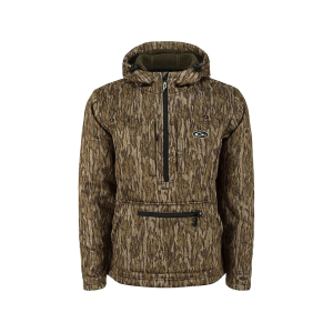 DRAKE Men's Ultimate Wader Quarter Zip Hoodie Mossy Oak Bottomland 2XL