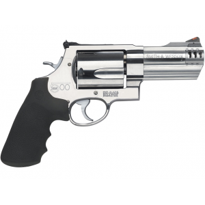 SMITH & Wesson Model 500 500 S&w Magnum Revolver 4" Stainless Barrel 5 Round Black Grip