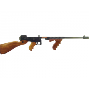 THOMPSON 1927a1 Deluxe Semi Automatic Rifle 45 Acp 16.5" Blued Threaded Barrel Blued Frame Wood Pistol Grip