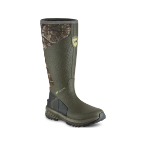Irish Setter Men's Mudtrek Athletic Fit 17" Waterproof Hunting Boots Neoprene Mossy Oak Country DNA 12 D - Irish Setter