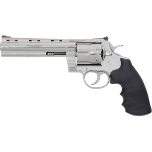 COLT Anaconda 44 Remington Magnum Revolver 6" Stainless Barrel 6 Round Black Grip
