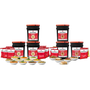 ReadyWise 720 Serving Vegetarian Entree and Breakfast Freeze Dried Food Kit - Readywise
